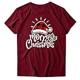 Halloween Pajama Shirt Christmas Shirts for Women Plus Size Christmas Tshirts Funny Christmas Tshirt for Women Holiday Cardigans for Women Deals Womens Clothing Fall 2023 Birthday Gift Bask