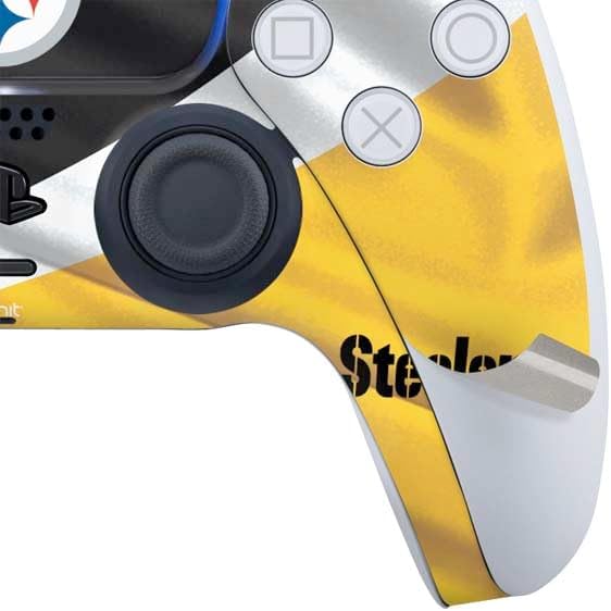 Skinit Decal Gaming Skin Compatible with PS5 Slim Digital Edition Bundle - Officially Licensed NFL Pittsburgh Steelers Design