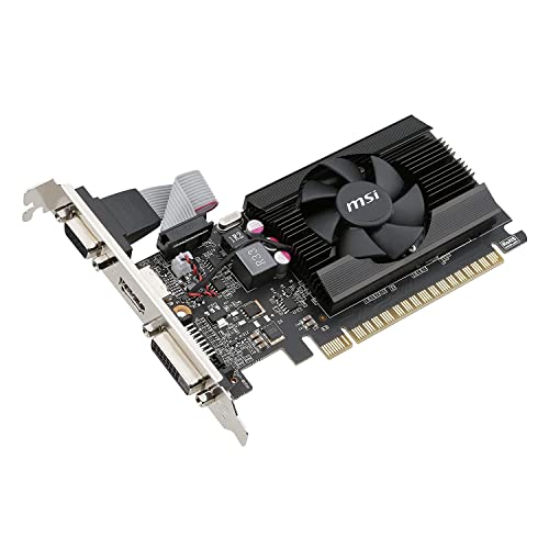 Msi GT 710 2GD3 LP Gaming Geforce Gt 710 2Gb Gdrr3 64-Bit Hdcp Support Directx 12 Opengl 4.5 Single Fan Low Profile Graphics Card thumb #5