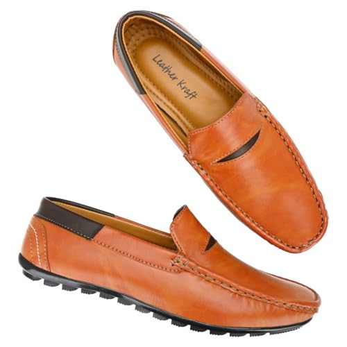 Image of Leatherkraft Mens Lk Eye Loafer Flat