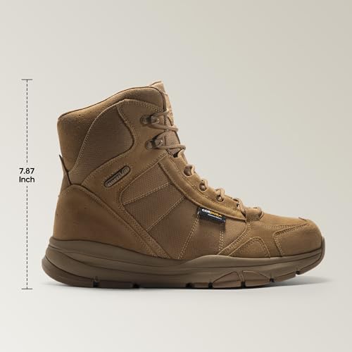 Image of NORTIV 8 Men's Waterproof Lightweight Military Tactical Work Boots Outdoor Hiking Combat Motorcycle Boots