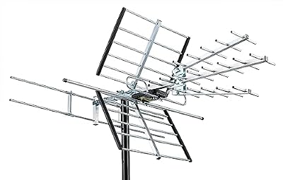 PIBIDI Outdoor TV Antenna, Long Range Digital OTA Antenna for 4K 1080P VHF UHF, 200 Mile Range (UHD-8903)
