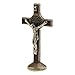 Produktbild POFET Kruzifix Jesus Christus Kreuz Statue Figur für Auto Home Chapel Decor - Bronze