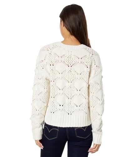 Image of Lucky Brand Women's Lucky Brand Women's Open Stitch Pullover Sweater