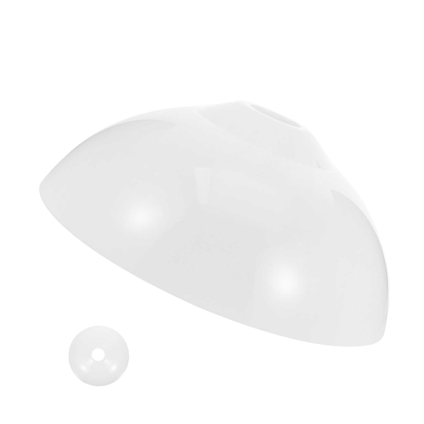 Veemoon White Acrylic Lampshades for Floor Lamps, Small Pendant Lamp Cover with Wear Resistance and Wide Range of Application, for Bedroom Living and Ceiling Light Replacement