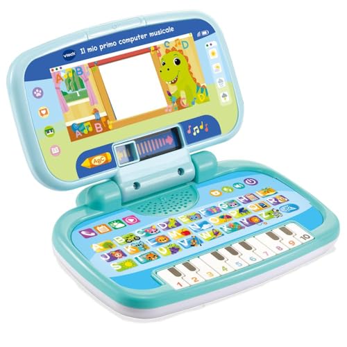 MODALITÀ IMPARIAMO DIVERTENDOCI: in questa modalità il bambino scopre le lettere, i loro suoni e la parola associata; impara i numeri e inizia a contare fino a 10 e ascolta anche frasi divertenti sul tempo e sulla routine quotidiana