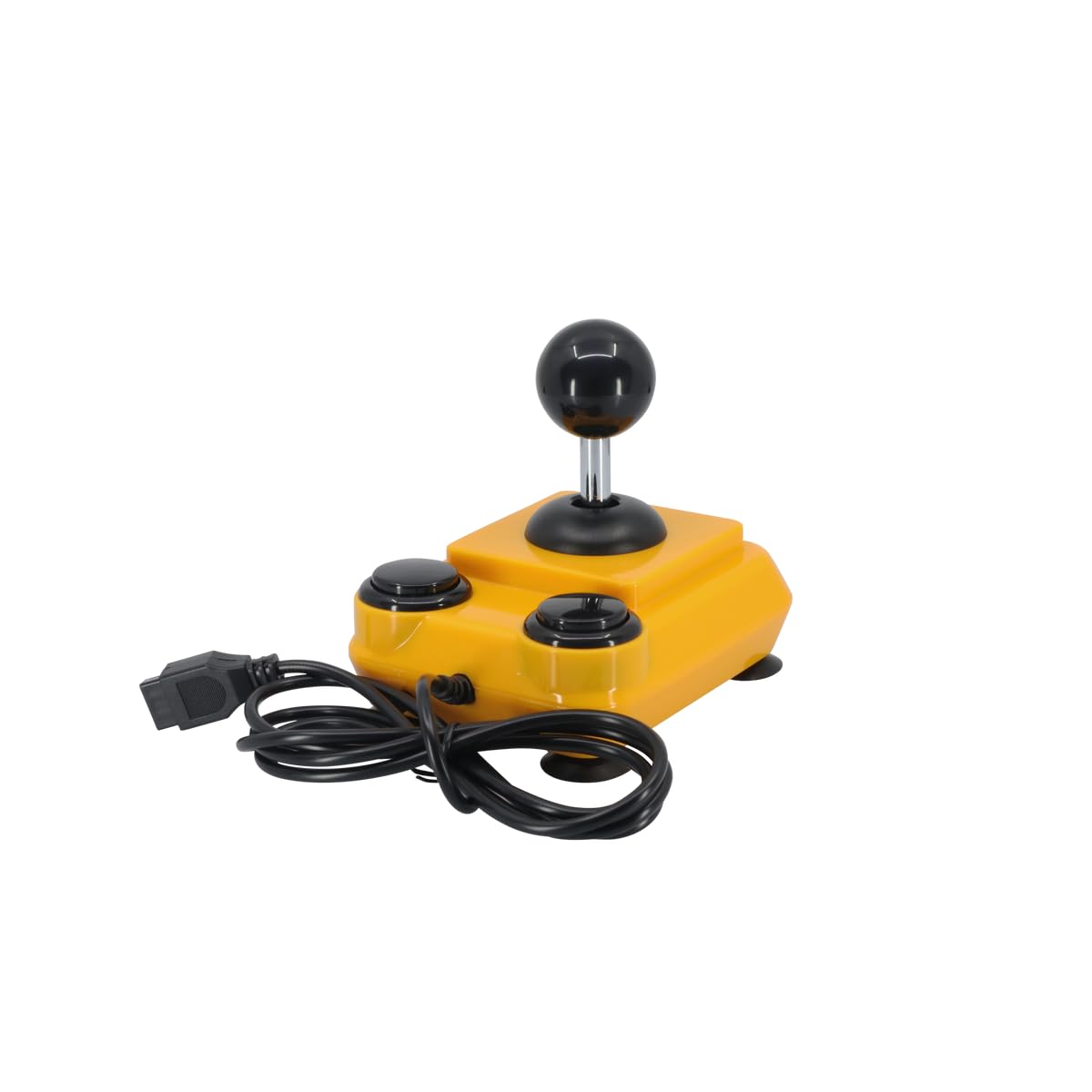 ArcadeR Joystick standard a 9 pin compatibile con Atari, Commodore, Sega ecc., Colori:giallo