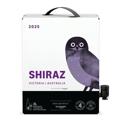 by Amazon Australian Shiraz Red Wine 3L Bag in a Box