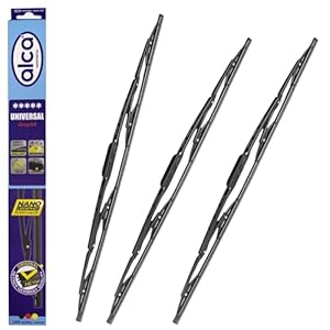 Alca Universal Graphit Scheibenwischer Set, 3 Stück
