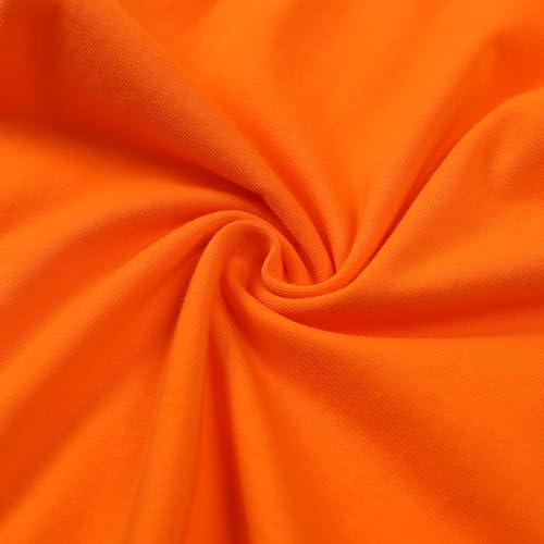 Image of KISBINI Toddler Kids Plain Short Sleeve T-Shirt and Shorts Set Unisex Cotton Summer Outfit Clothes for Little Boys or Girls
