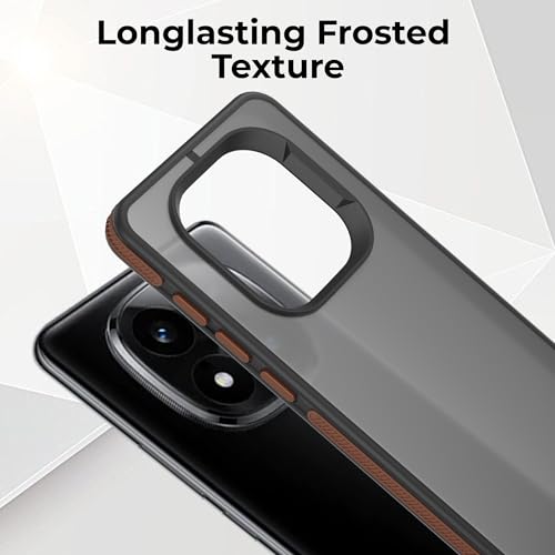 Image of A rtistque TPU+PC Frosted Ultra Matte Back Cover Case for Redmi Note 14 Pro Plus 5G|Smooth Sides with Grip|Stylish Protective Design|Raised Camera Edges|Redmi Note 14 Pro Plus Back Cover-Brown