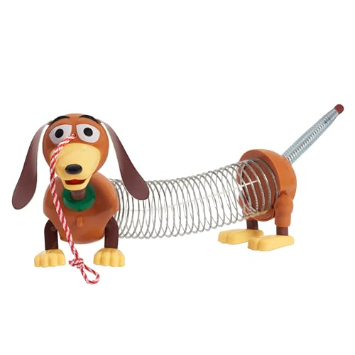 Disney and Pixar Toy Story Slinky Dog Jr Pull Toy, Toys for 3 Year Old Girls and Boys, Kids Toys for Ages 18 Month by Just Play by Slinky - Used condition - US$15.29