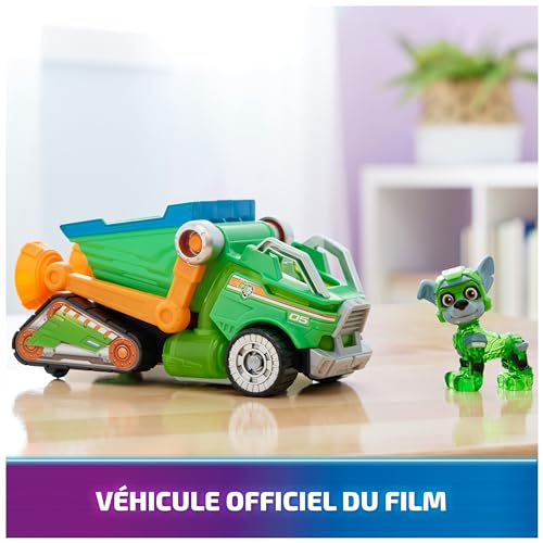 Paw Patrol Pat Patrouille Véhicule + Figurine Zuma du Film Voiture Figurine À Collectionner Sons Lumières Pat Patrouille Jouet Voiture pour Enfant et + - vue 4