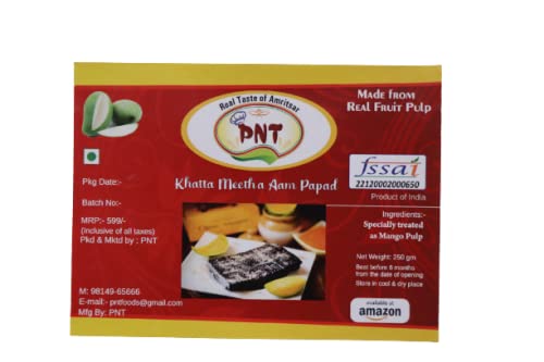 PNT Amritsari Khatta Aam Papad (Khatta-Meetha, 500g) (B09NRMSFXP) Amazon Price History, Amazon Price Tracker