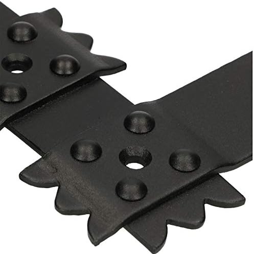 KOTARBAU® Set of 4 PCS 250 x 230 mm (9.84 x 9.06 in) New York Style Shutter Hinges Exterior L-Shaped Hinges L-Style Shutter Hinges Powder Coated Black - Image 4