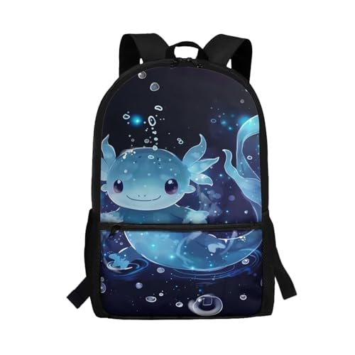 Sac à dos enfant Axolotl pour une rentrée scolaire réussie