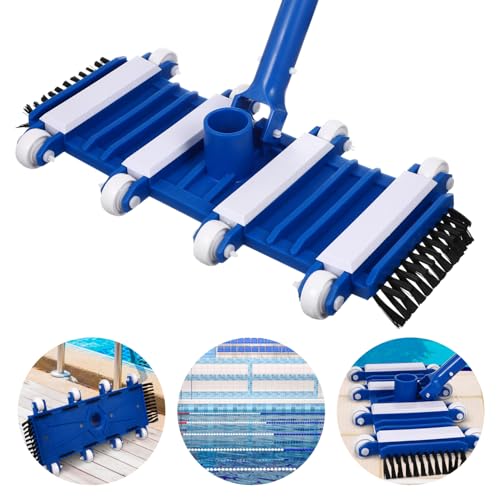 BESPORTBLE Pool Vacuum Head Brush Set Professional Pool Cleaning Equipment Standard Pole Compatibility
