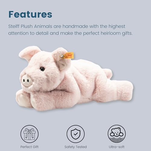 Steiff- Soft Cuddly Friends Piko Maialino, 28 cm