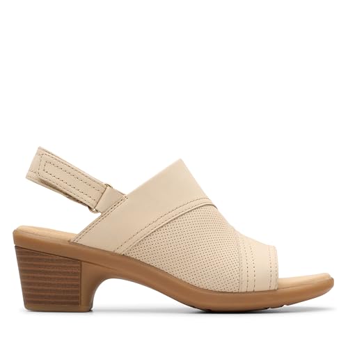 Image of Clarks Women's Emily2 Mist Heeled Sandal | Casual Sandals