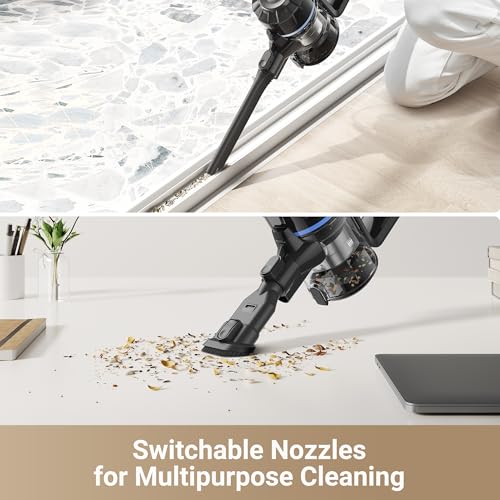 Image of DREAME Mova J10 Cordless Stick Vacuum Cleaner, 8K Pa Powerful Suction, 4x2200 mAh Battery, 35 Minutes Running Time, Folding Tube for Corner Cleaning, 0.5 Litre