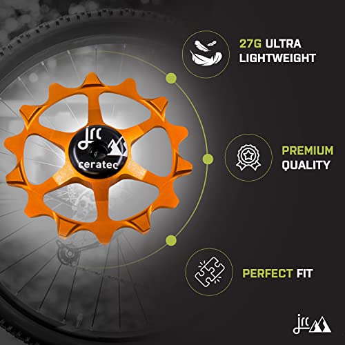 Image of SRAM Eagle Compatible 12 /14T Ceramic Pulley Wheels by JRC Components