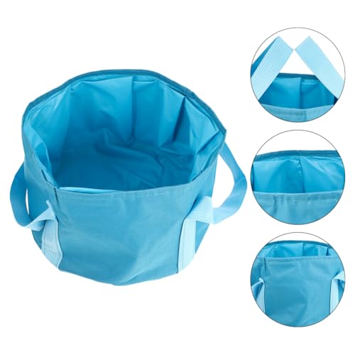 Cuenca plegable para remojar pies ARTIBETTER azul miniatura 6