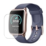 Vaxson 3 Unidades Protector de Pantalla, compatible con LETSCOM/Lintelek ID205S 1.3' smart watch [No Vidrio Templado ] Película Protectora Film Guard NEW VERSION