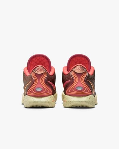 Nike Lebron XXI Men's Basketball Shoes (FN0708-800, Ember Glow/Campfire Orange/Dark Russet/Elemental Gold) Size 9.5