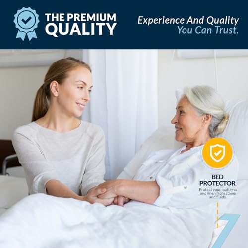 Medpride Disposable Underpads 17'' x 24'' (100-Count) Incontinence Pads, Bed Covers, Puppy Training | Thick, Super Absorbent Protection for Kids, Adults, Elderly | Liquid, Urine, Accidents - Image 6