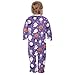 Emelivor Halloween Cute Skeleton Unisex Baby Newborn One-Piece Pajamas Cotton Sleepwear Outfits for Boys Girls