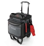 Titan 22.5 Litre (23.7 US Quart) 60 Can Cooler with All Terrain Cart (Grey)
