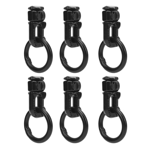 Attaches D'arrimage à Double Goujon en L, 6 Pièces, en Acier allié, capacité de Charge de 5 000 Lb, pour Remorques et Véhicules Récréatifs