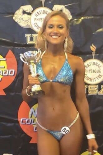 Competition Bikini Suit Turquoise Blue Bikini Clustered Ab Rhinestones Regulation Cut2