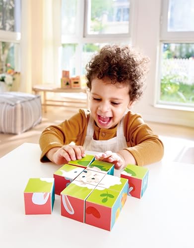 Image of Hape Farm Wooden Blocks Puzzle