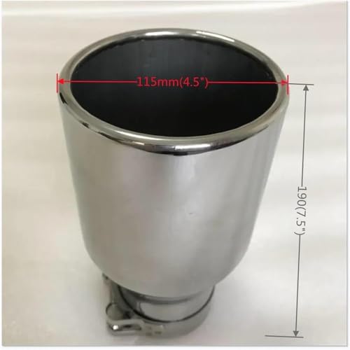 Embouts d'échappement 115mm pour remplacer une sortie rouillée par un look moderne