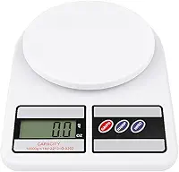 Balança Para Cozinha Digital Pesa Alimento Função Tara Ideal para Alimentos, Ingredientes, Dietas e Confeitaria Balanças de Precisão Até 1g a 10 kg Premium