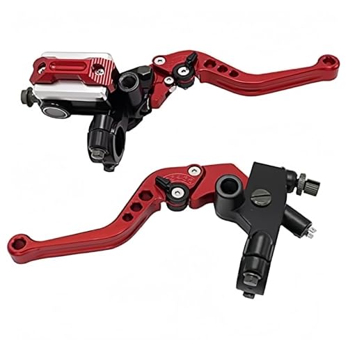Maître-cylindre de frein universel rouge 22mm pour moto Honda et Yamaha