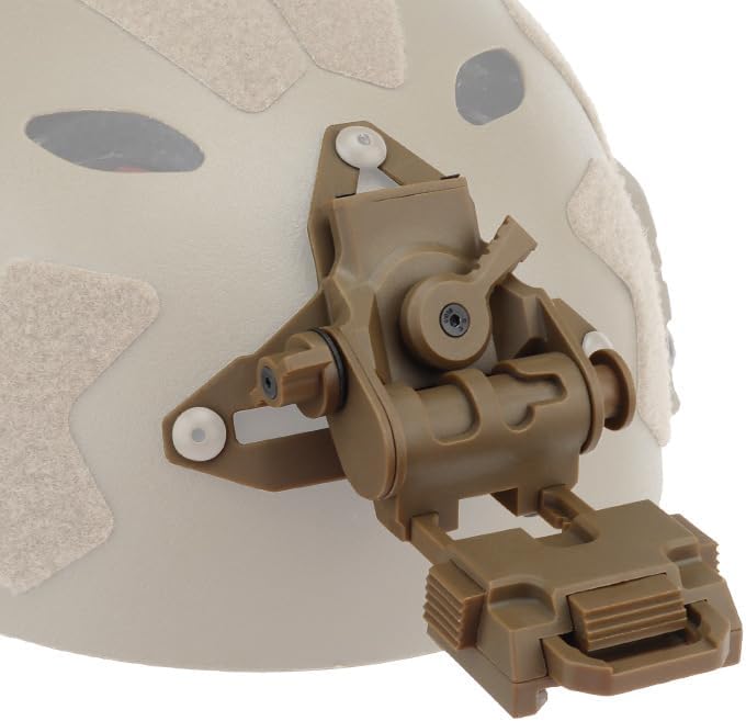 Miniatura 4 de Hanlong Gafas tácticas GPNVG18 modelo simulado de visión nocturna y soporte de plástico L4G69 NVG para casco