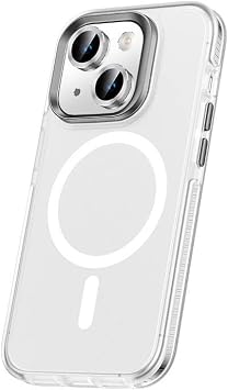 Zore Apple i in uyumlu iPhone 15 K l f Airbagli M-safe Wireless  arj  zellikli Lens Koruyuculu Zore Klaptika Kapak Renksiz