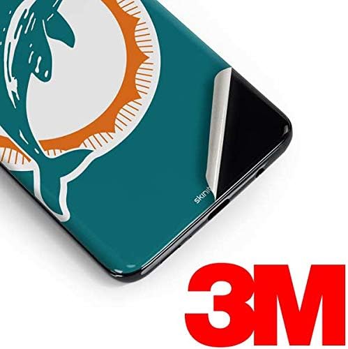 Skinit Decal Phone Skin Compatible with Samsung Galaxy S10e - Officially Licensed NFL Miami Dolphins Retro Logo Design