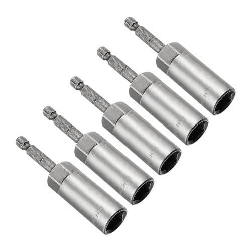 CoCud Broca de chave de troca rápida, haste de 13 mm métrica de 80 mm de comprimento, haste de 1/10.