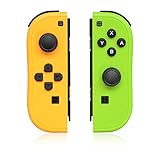 QUMOX Reemplazo del Controlador Mando Joy-con para Nintendo Switch con Correas YG