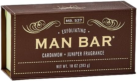 San Francisco Soap Company Man Bar Soap, Peppered Cardamom And Juniper
