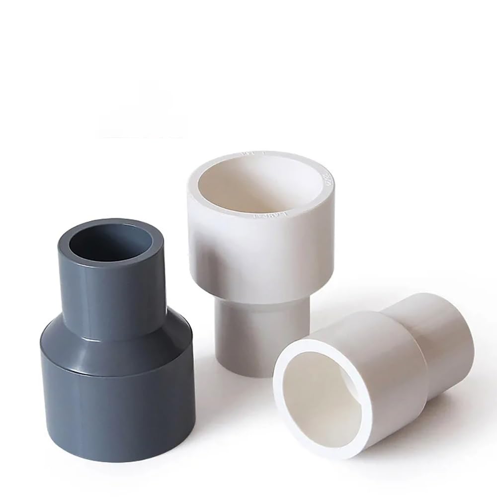 Conector Reductor De Tubería De PVC (75 Mm-32 Mm, 110 Mm-50 Mm, 160 Mm-90 Mm) – 1 Pieza, Azul/blanco/gris, Junta Adhesiva For Suministro De Agua(White,200-160mm)