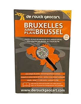 Paperback Brussel / Bruxelles : Jumbo pocket Atlas (DR 151) [French] Book