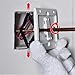 TANMENSUNV 6pcs Standard Wall Mount Switch Box Repair Tool Secret Stash 118mm Switch Cassette Repairer Support Rod Electrician Accessories Switch Accessories