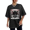 DOUBLE ORANGE Men's Fashion Antique Wash Shirt Skunk Anansie Black Traffic Tour Electronica Unisex Antique Wash T-Shirts Black M #1