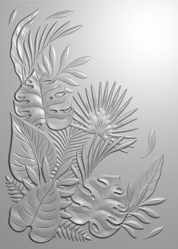 Cyfun Design AZTXUSCYCCWX-S01M01-AT0114 Embossing Folders For Card Making Maple Leaf Plastic 3D Texture Background Border Clearance Card Embosser Cardstock Plates Template Folders Tool Maker Scrapbooking Texture Plates Paper Craft Supplies cover