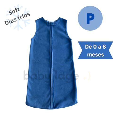 KIT 2 Un - Saco Saquinho de Dormir Bebê - Verão P Inverno P (Azul)