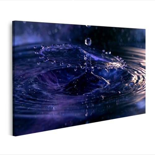 Toile motif gouttes d'eau islandburner édition U2 œuvre de salon